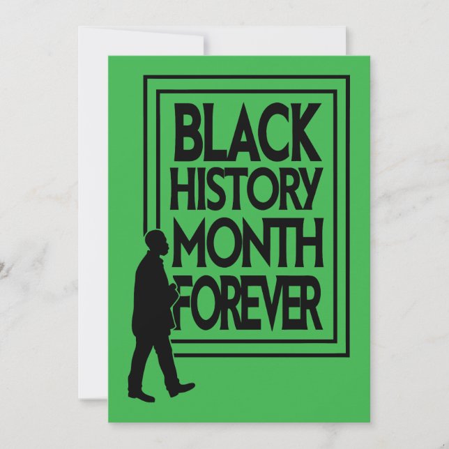 Convite Black History Month Forever (Frente)