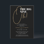 Convite Black The Big 90 Surprise Birthday Invance<br><div class="desc">Black The Big 90 Surprise Birthday Invitation Os seus convidados saberão que esta será uma festa especial apenas olhando para este convite!</div>