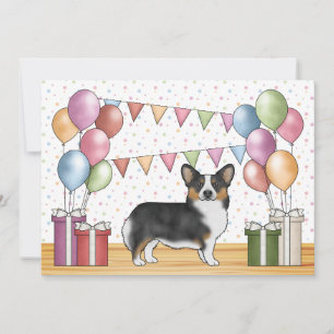 Convite Black Tricolor Pembroke Welsh Corgi - Belo Anivers