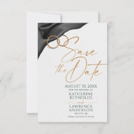 Convite Black Velvet Save the Date