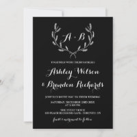 Black Whimsical Winter Wreath I Weditation