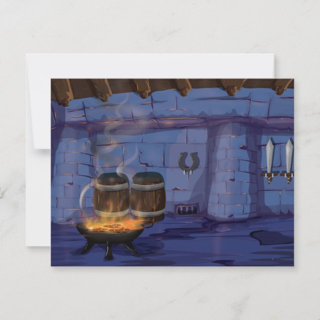 Convite Blacksmiths Forge (Frente)