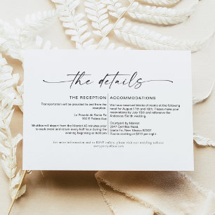 Convite BLAIR Modern Bohemian Simples Detalhes Inserir Pla