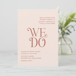 Convite Blaire Neutral Modern Wedding