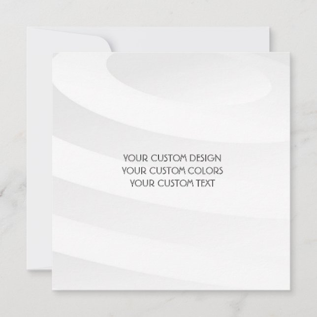 Convite BLANK Seu Design Personalizado -  (Frente)