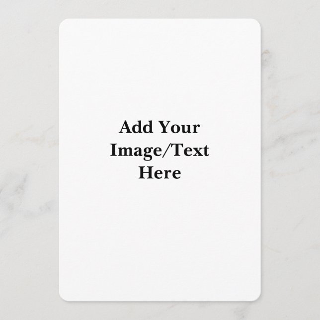 Convite Blank Wedding Templates | Elegant Customizable  (Frente)