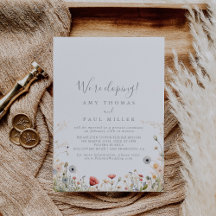 Blissful Boho Wildflower Elopement Recepção