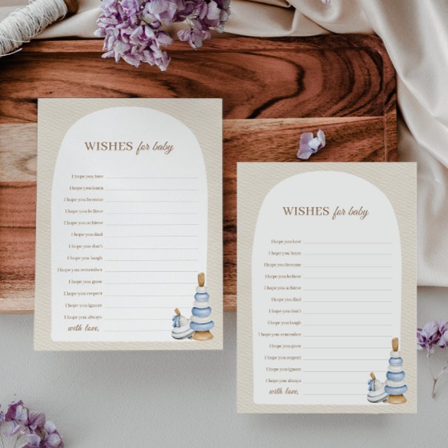 Convite Blocos Azuis E Brinquedos Desejam Aconselhamento P (Criador carregado)