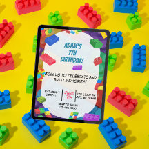 Blocos para crianças festa de aniversário