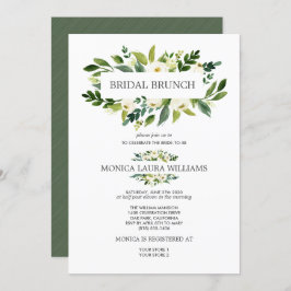 Convite Blogue Branco Chic | Bridal Brunch Wedch