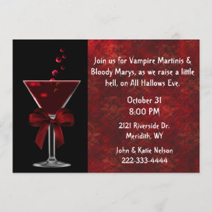Convite Bloody Mary All Hallow Eve Party