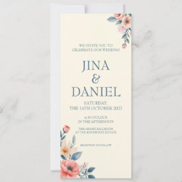 Convite Bloom Blushing