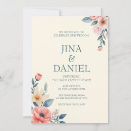 Convite Bloom Blushing