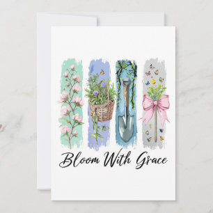 Convite Bloom com a Arte Floral Grace Garden