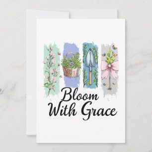 Convite Bloom com a Arte Floral Grace Garden