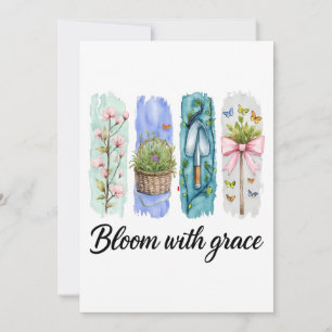 Convite Bloom com a Arte Floral Grace Garden