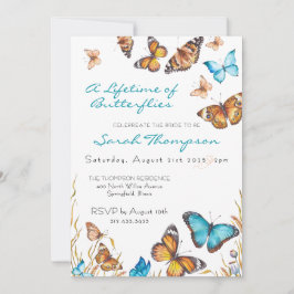 Convite Blooming Butterflies Always Butterflies Bridal 