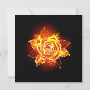 Convite Blooming Fire Rosa