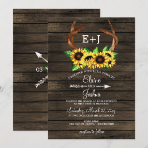 Convite Blooming Sunflower