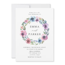 Blooms à meia-noite | Casamento Floral Roxo e Azul