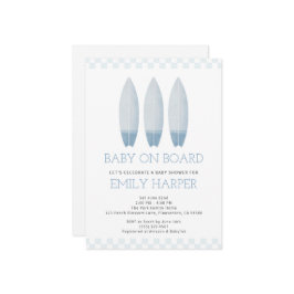 Convite Blue Baby on Conselho Chá de fraldas Invation