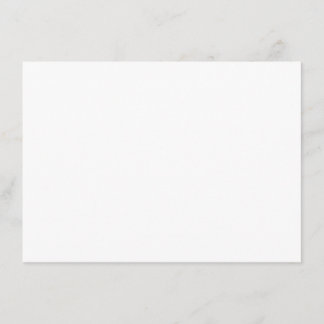 Convite Blue Botanical Modern Wedding Thank You Card