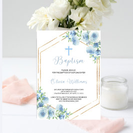 Convite Blue Boys Baptism
