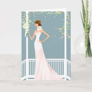 Convite Blue Bridal Shower Invitation