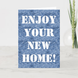 Convite Blue bubble wrap housewarming