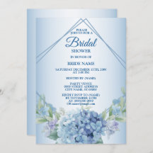 Blue Floral Dusty Chá de panela