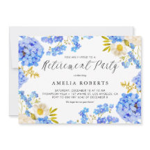 Blue Hydrangeas Floral de inverno