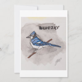 Convite Blue Jay Greeting Card