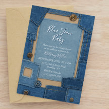 Blue Jean Baby Denim Baby Shower