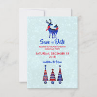 Blue Nordic Christmas Reindepaer Pair Salvar Data