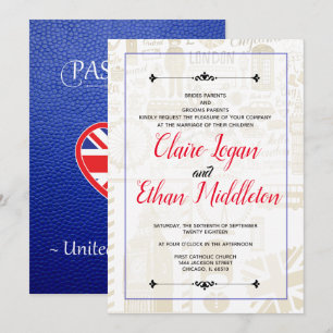 Convite Blue United Kingdom Passport