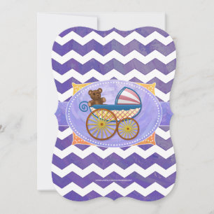 Convite Blueberry Smear Baby Study