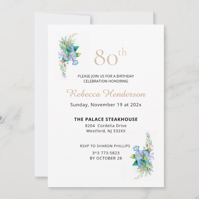 Convite Blues pesados (Frente)