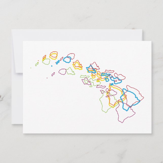 Convite blur do orgulho do Havaí (Frente)