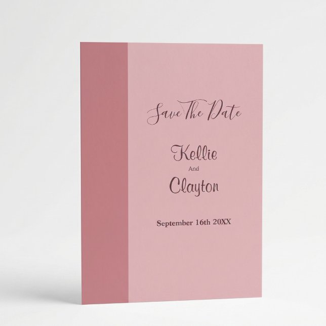 Convite Blush Bar Save The Date (Criador carregado)
