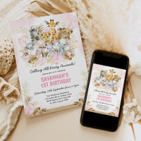 Blush Dourado Boho Selgle Uma primeiro aniversario