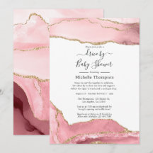 Blush e Dourado Agate Drive by Chá