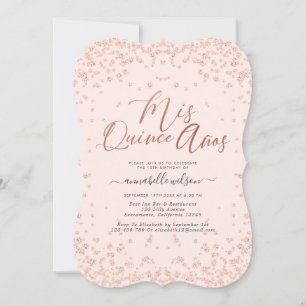 Convite Blush Meus Quinze Anos Quinceañera