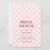 Blush Pink Gingham | PRIMAVERA CHÁ DE PANELA