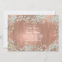Blush Rosa Dourado Branco Bebê Respiração Nupcial