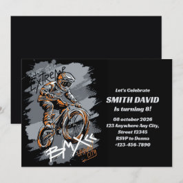 Convite Bmx Bicycle Urban Graffiti streetwear 