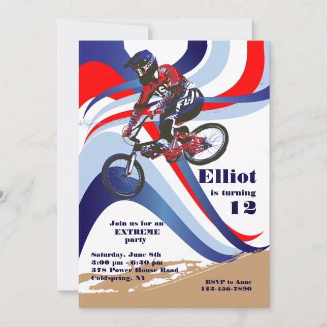 Convite BMX EUA (Frente)