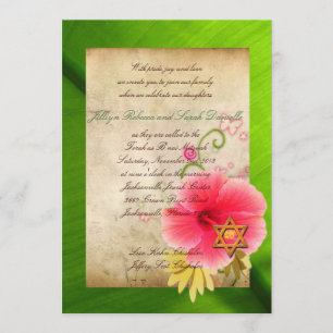 Convite B'nai Mitzvah para Lisa (opção 2)