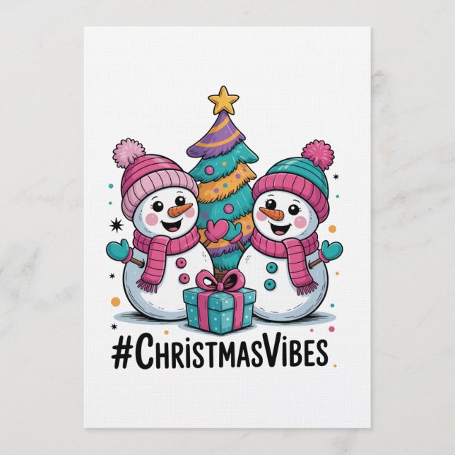 Convite Boas Festas de Natal (Frente)