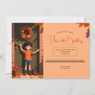 Convite Boas-vindas de Outono