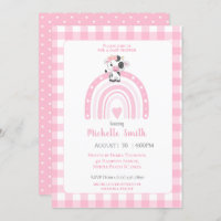 Boca-branca Arco-Íris Corações Rosa Gingham Girls